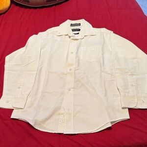 Nautica Boys White Long-Sleeve Button-Up Shirt. Size 10 Regular.
